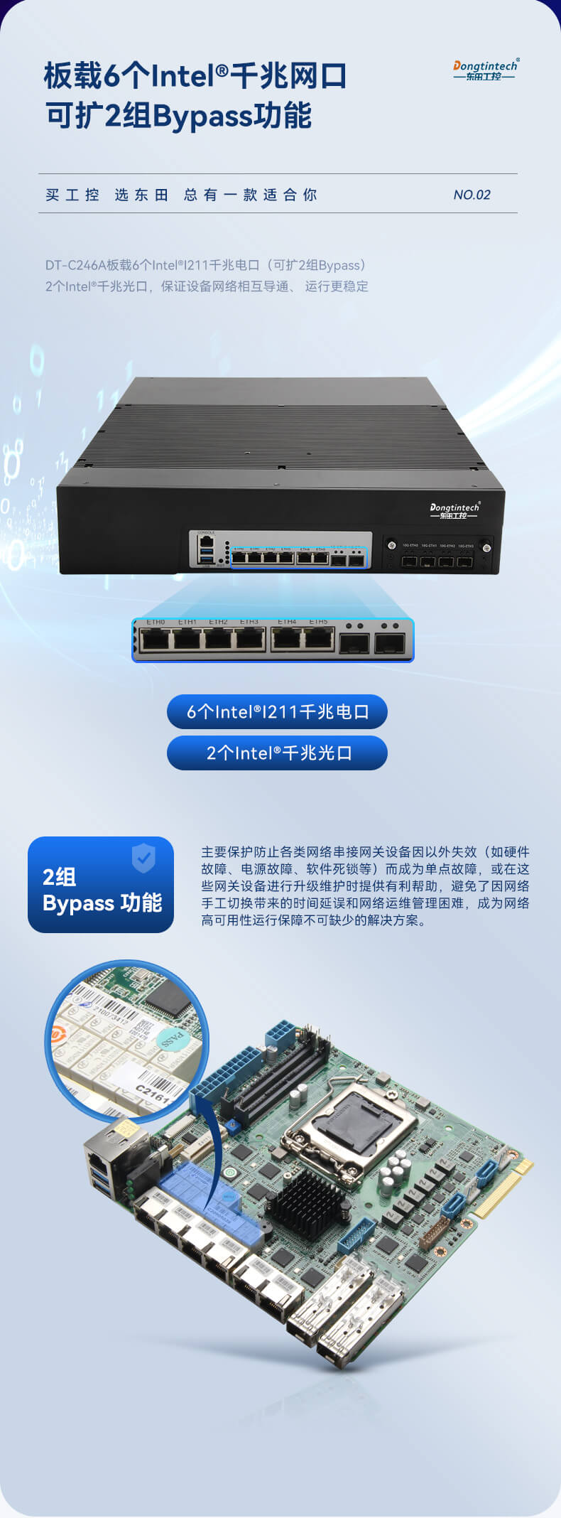 網絡安全工控機，多網口工業電腦