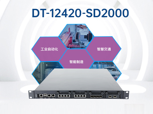 國產CPU工控機,1U多網口工控機,DT-12420-SD2000