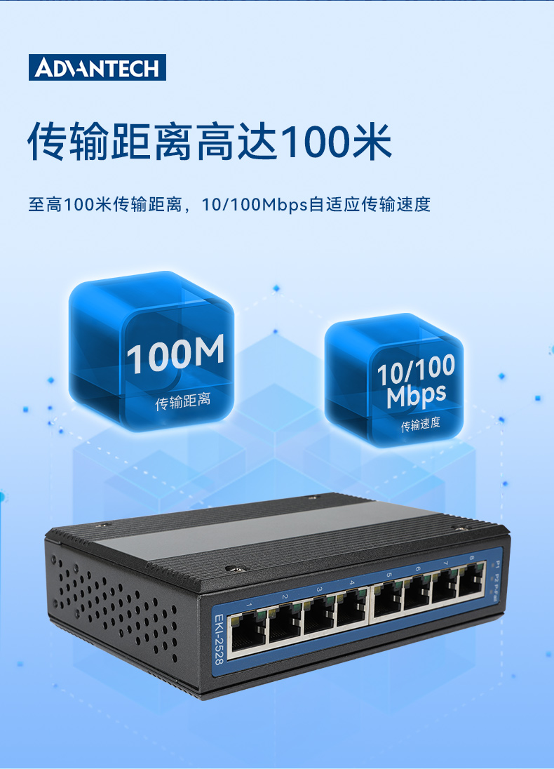 研華寬溫網(wǎng)口交換機,提供廣播風暴保護,EKI-2528-BE.jpg