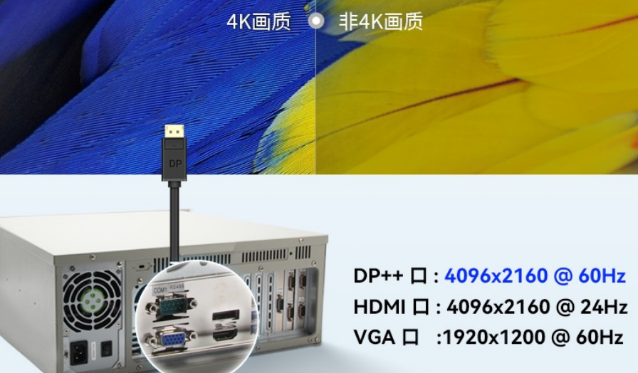 這款工控機尺寸為430*480*177mm（寬*深*高），約重23kg。